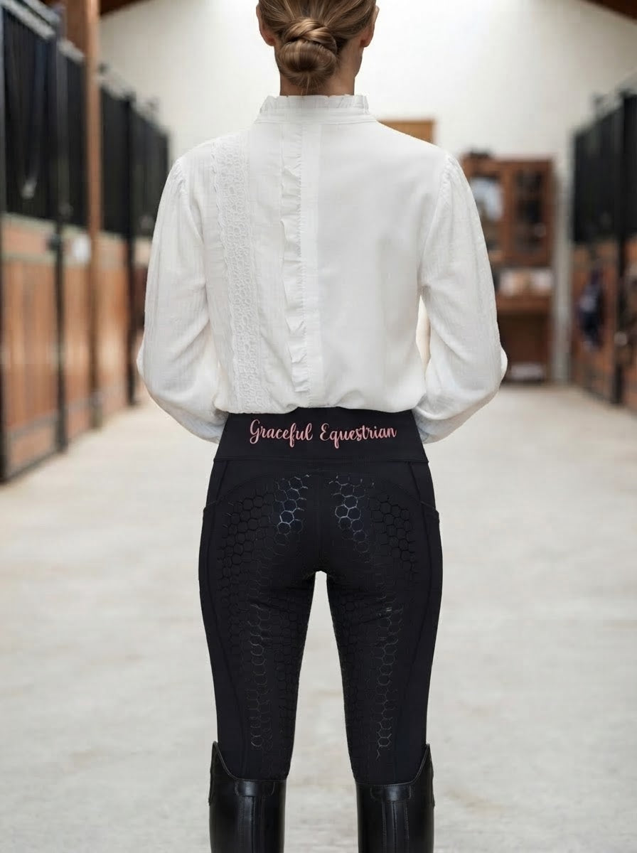 White French lace shirt