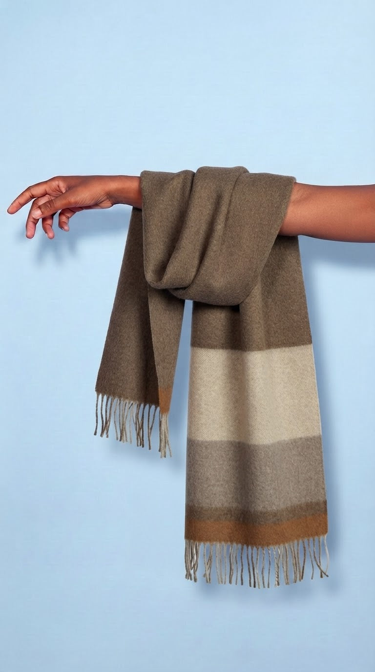 100% wool scarves