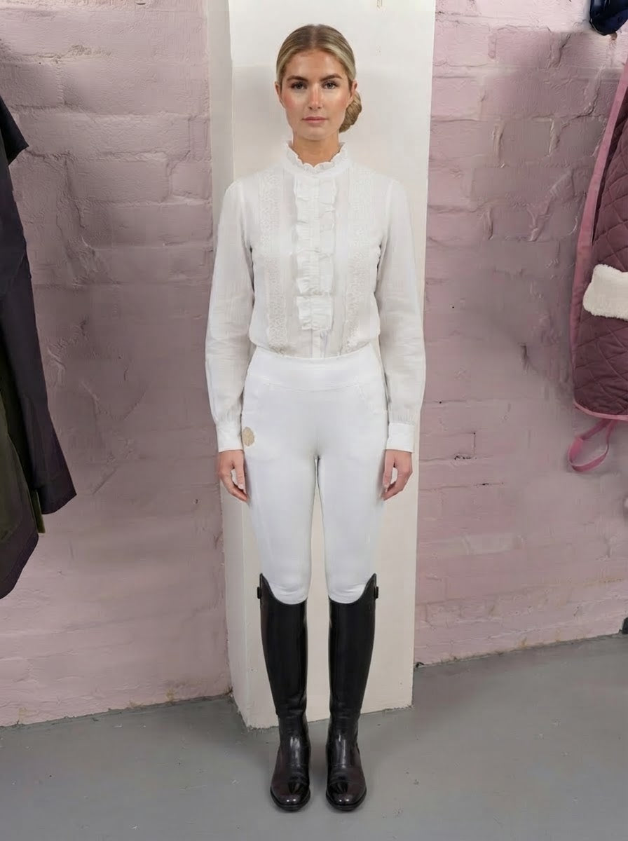 White French lace shirt