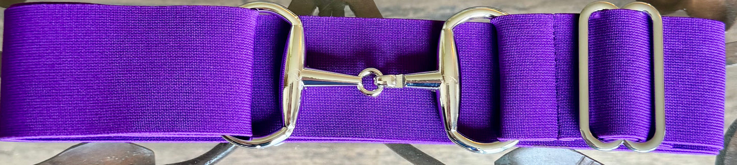 Surcingle belts with 2 inch snaffle bit style hook fastenings