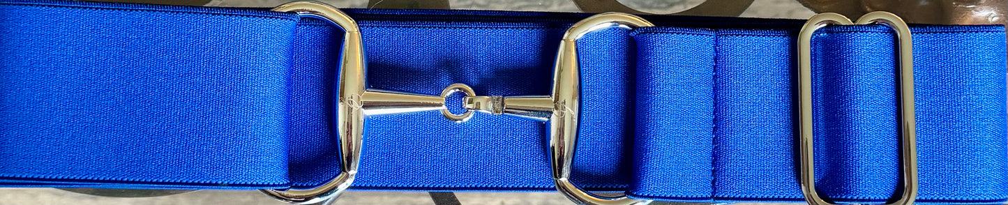 Surcingle belts with 2 inch snaffle bit style hook fastenings