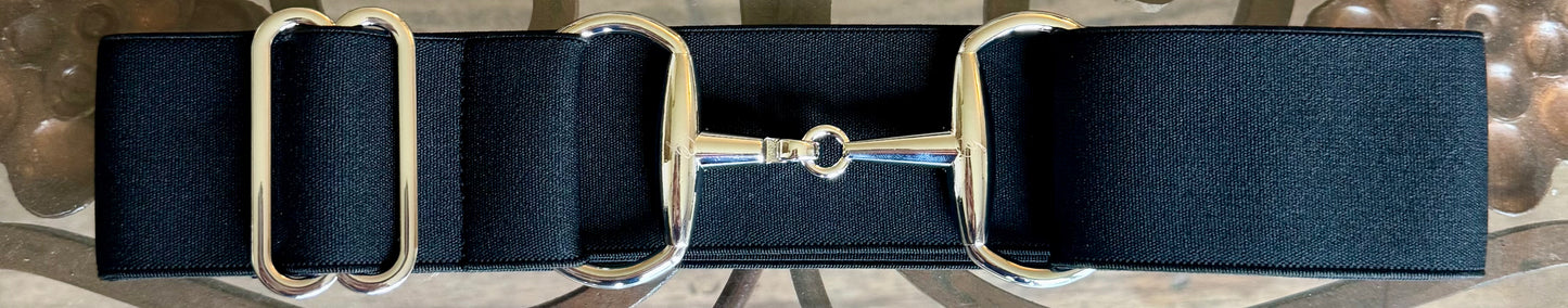 Surcingle belts with 2 inch snaffle bit style hook fastenings