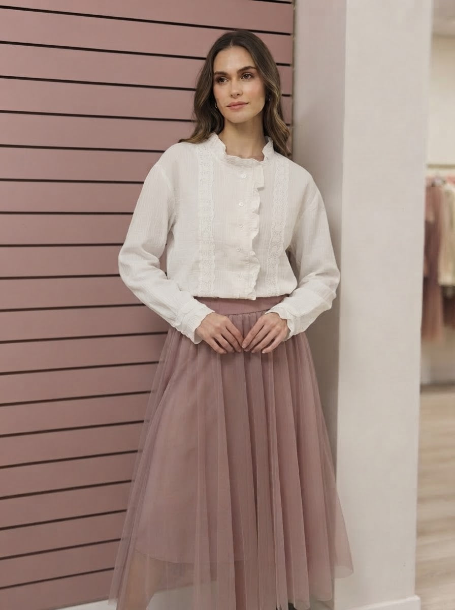 Maxi long tulle skirts