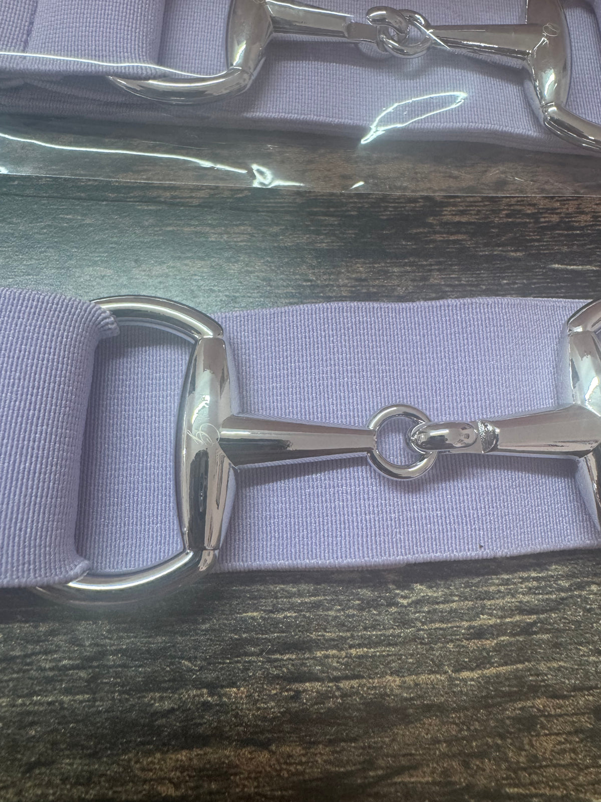 Surcingle belts with 2 inch snaffle bit style hook fastenings